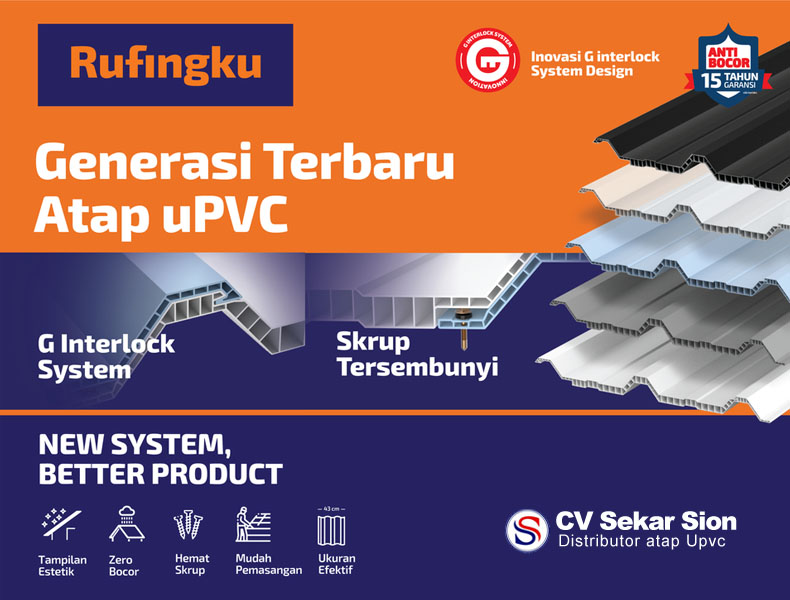 Distributor atap Upvc Rufingku Jakarta