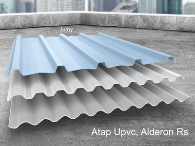 atap upvc alderon murah