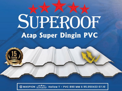 atap upvc maspion