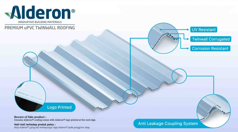 distributor atap upvc alderon bogor