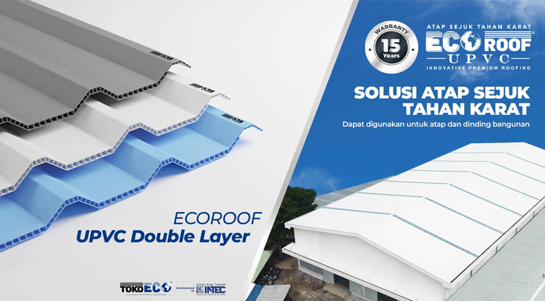 jual atap Upvc Ecoroof Jakarta